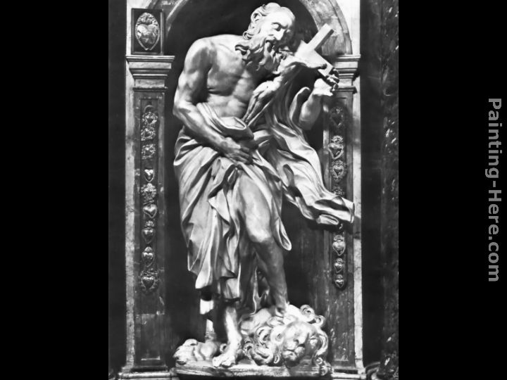 Saint Jerome painting - Gian Lorenzo Bernini Saint Jerome art painting